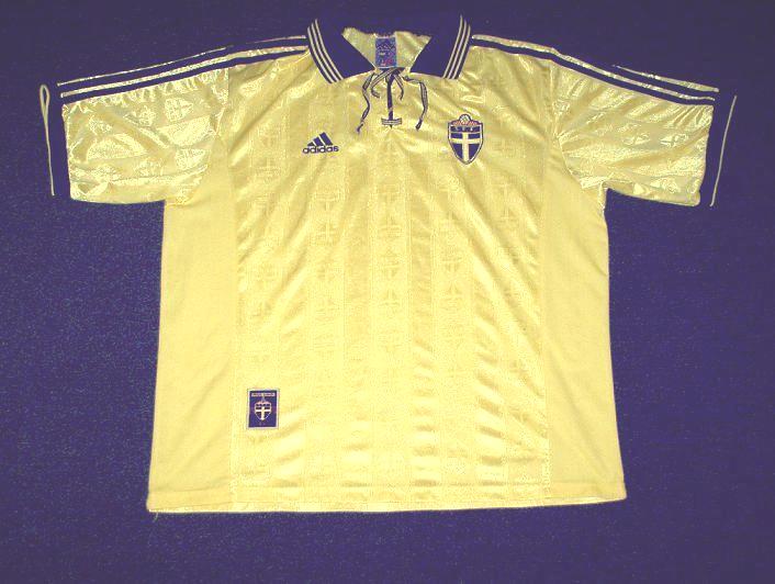 maillot équipe de suède domicile 1998-1999 rétro