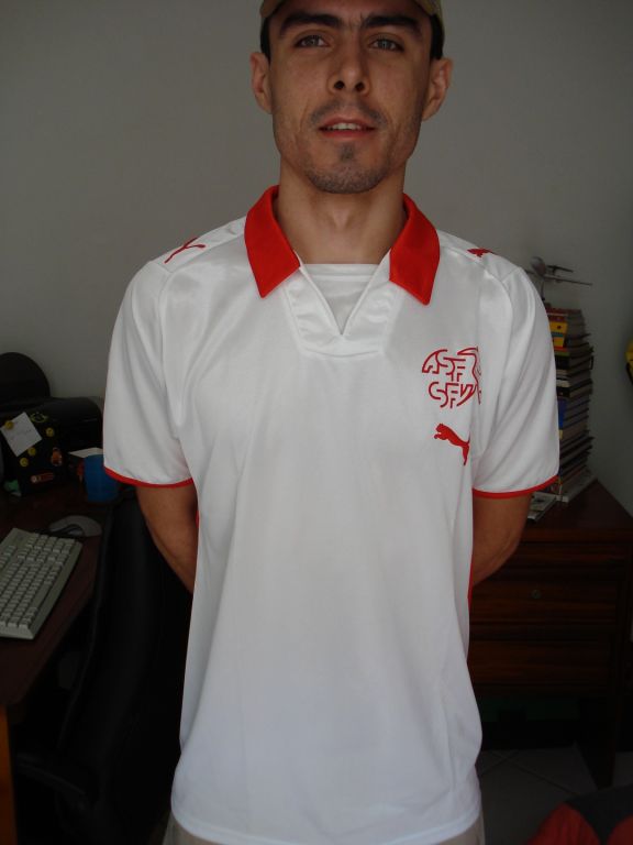 maillot équipe de suisse exterieur 2007-2009 rétro