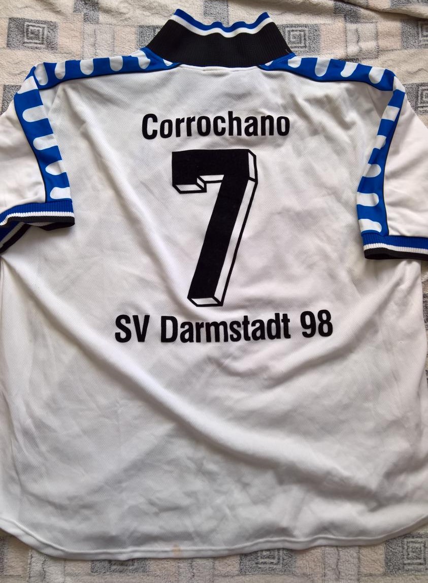 maillot équipe de sv darmstadt 106 exterieur 2000-2001 pas cher