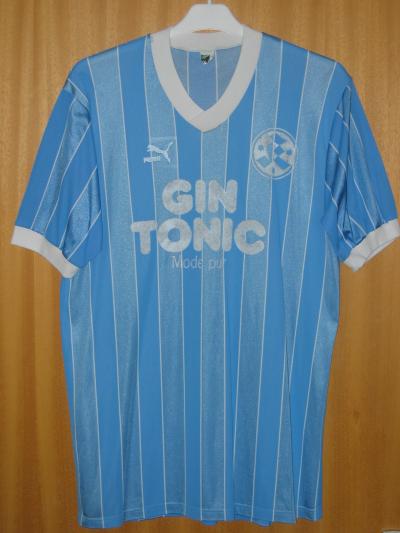 maillot équipe de sv stuttgarter kickers domicile 1986-1987 rétro