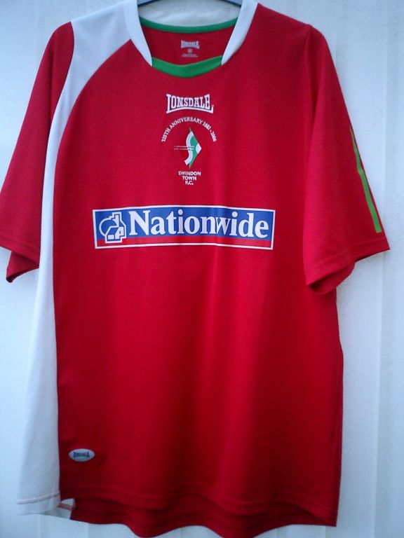 maillot équipe de swindon town fc domicile 2006-2007 pas cher