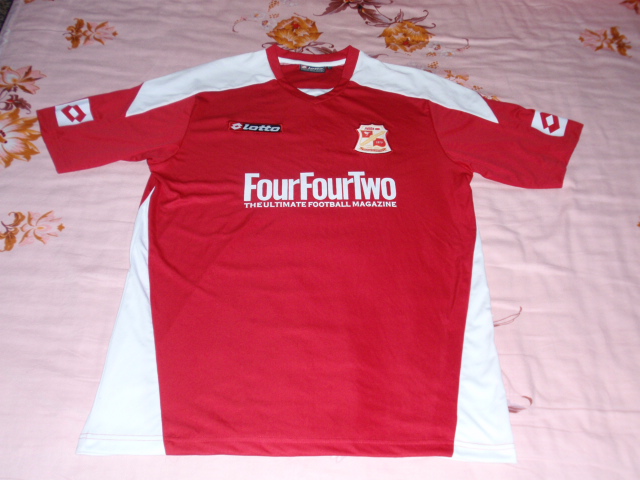 maillot équipe de swindon town fc domicile 2008-2009 pas cher
