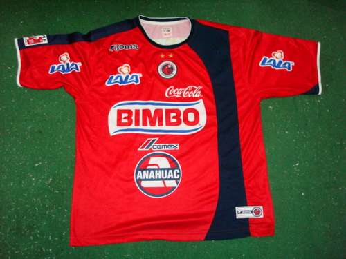 maillot équipe de tiburones rojos de veracruz domicile 2004-2005 pas cher