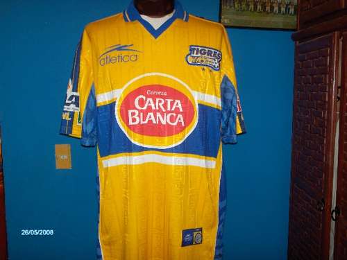 maillot équipe de tigres uanl domicile 2000 rétro