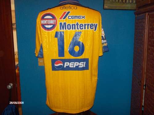 maillot équipe de tigres uanl domicile 2000 rétro maillot équipe de tigres uanl domicile 2000 rétro