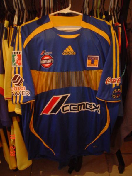 maillot équipe de tigres uanl exterieur 2006-2007 rétro