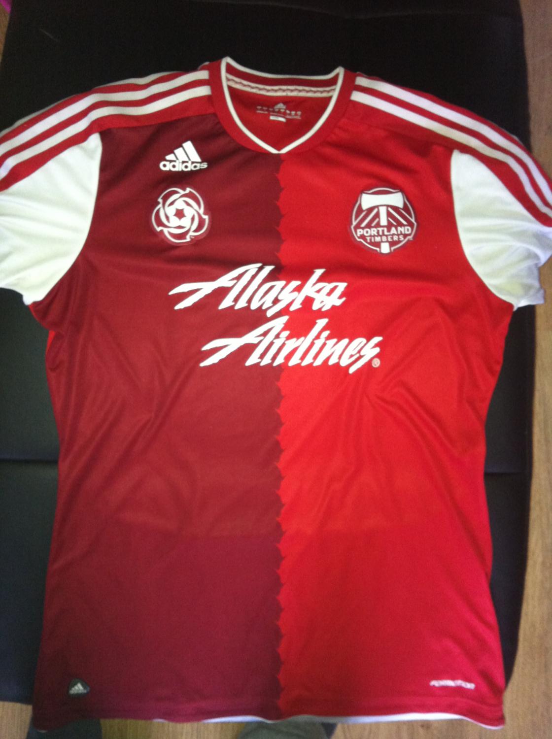 maillot équipe de timbers de portland exterieur 2011-2013 rétro