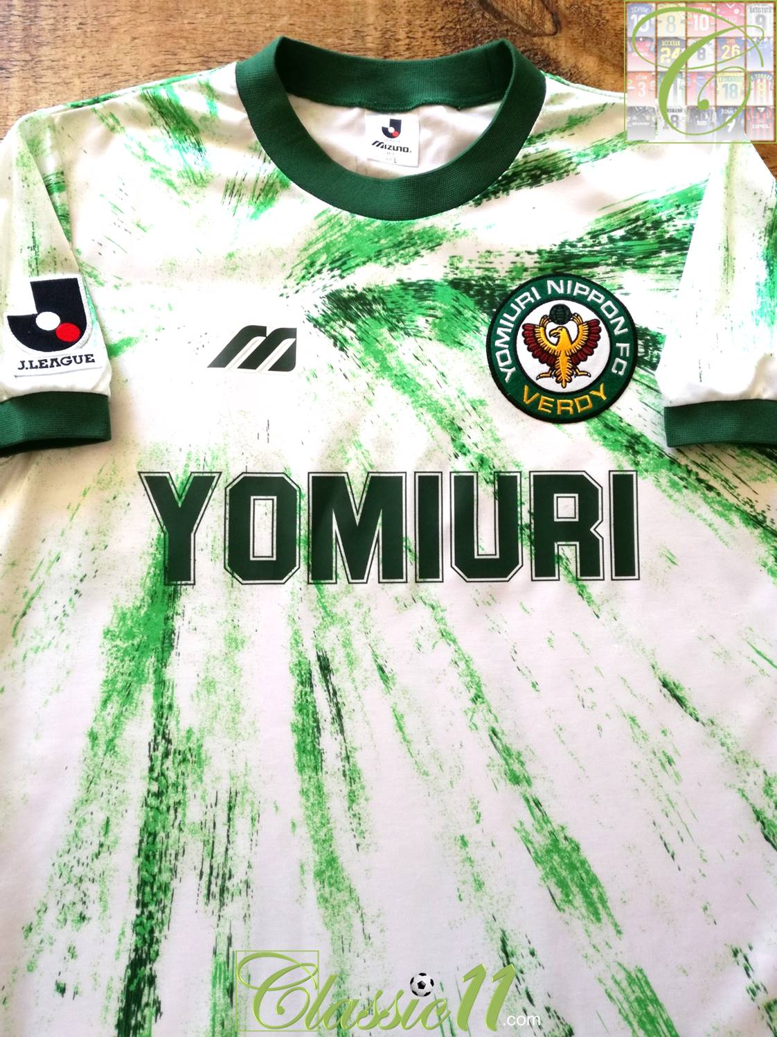 maillot équipe de tokyo verdy exterieur 1993-1995 rétro