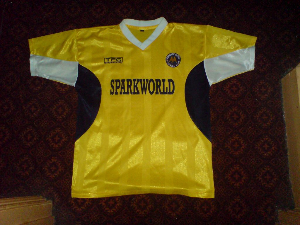 maillot équipe de torquay united domicile 2002-2003 pas cher