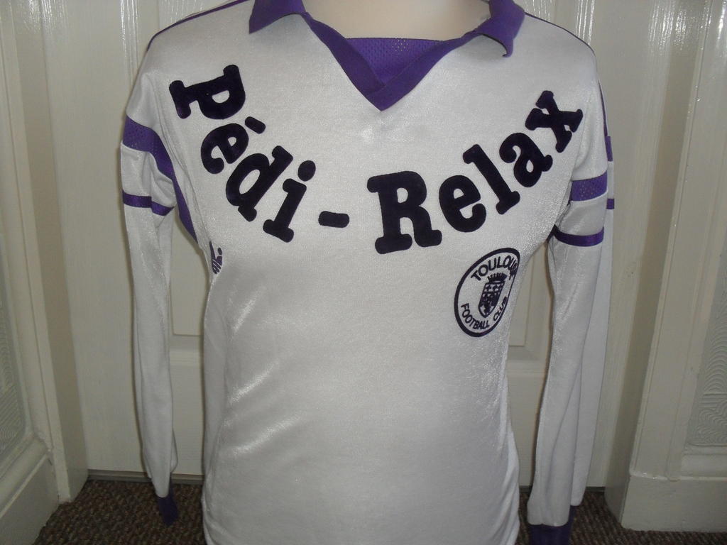 maillot équipe de toulouse fc domicile 1988-1989 rétro