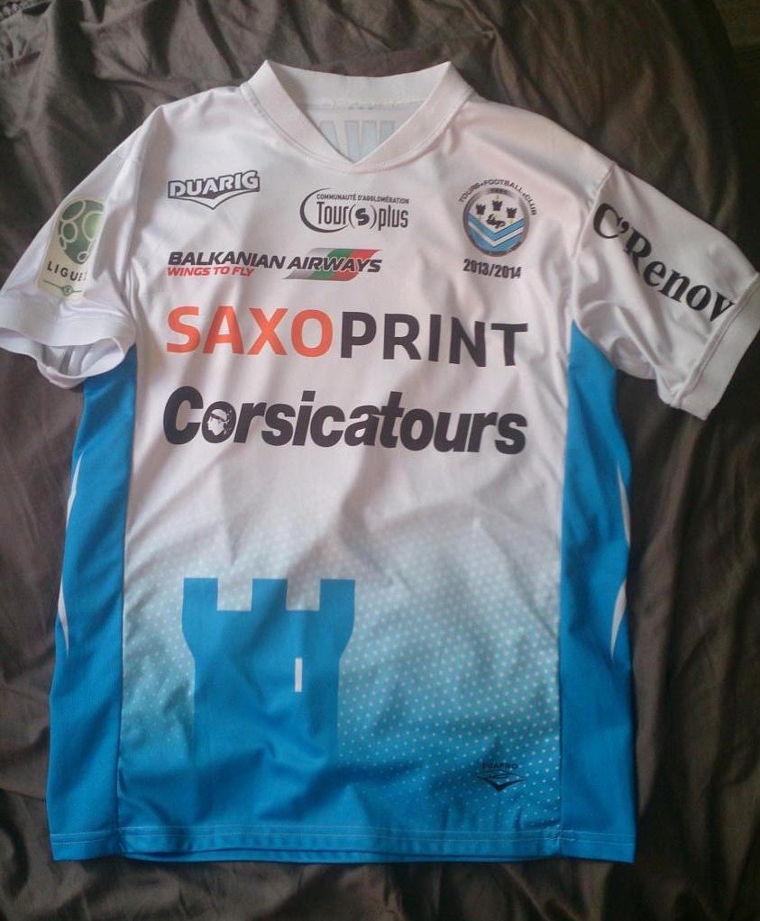 maillot équipe de tours fc exterieur 2013-2014 pas cher