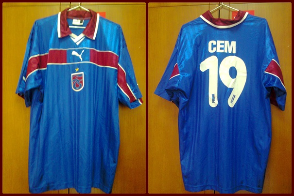 maillot équipe de trabzonspor domicile 2000-2001 rétro