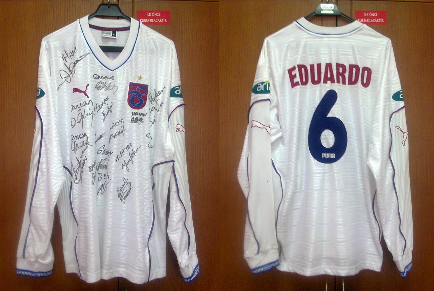 maillot équipe de trabzonspor third 2001-2002 rétro
