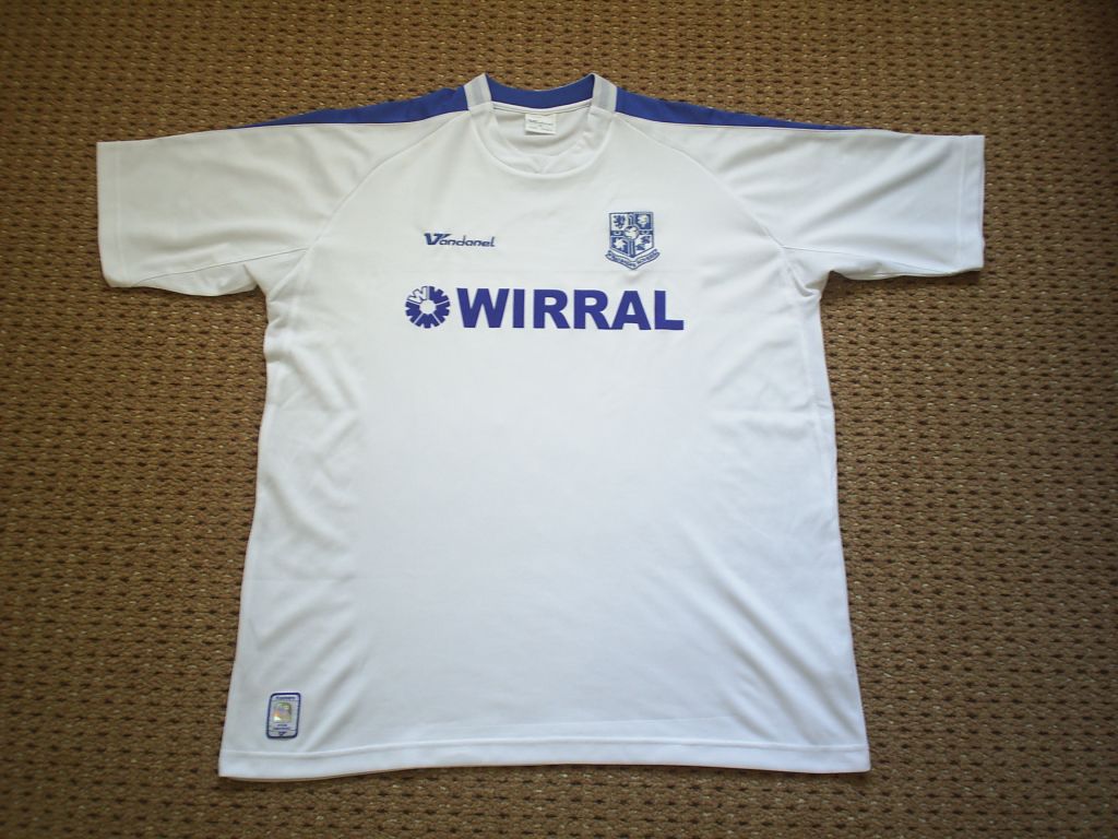 maillot équipe de tranmere rovers fc domicile 2005-2007 pas cher