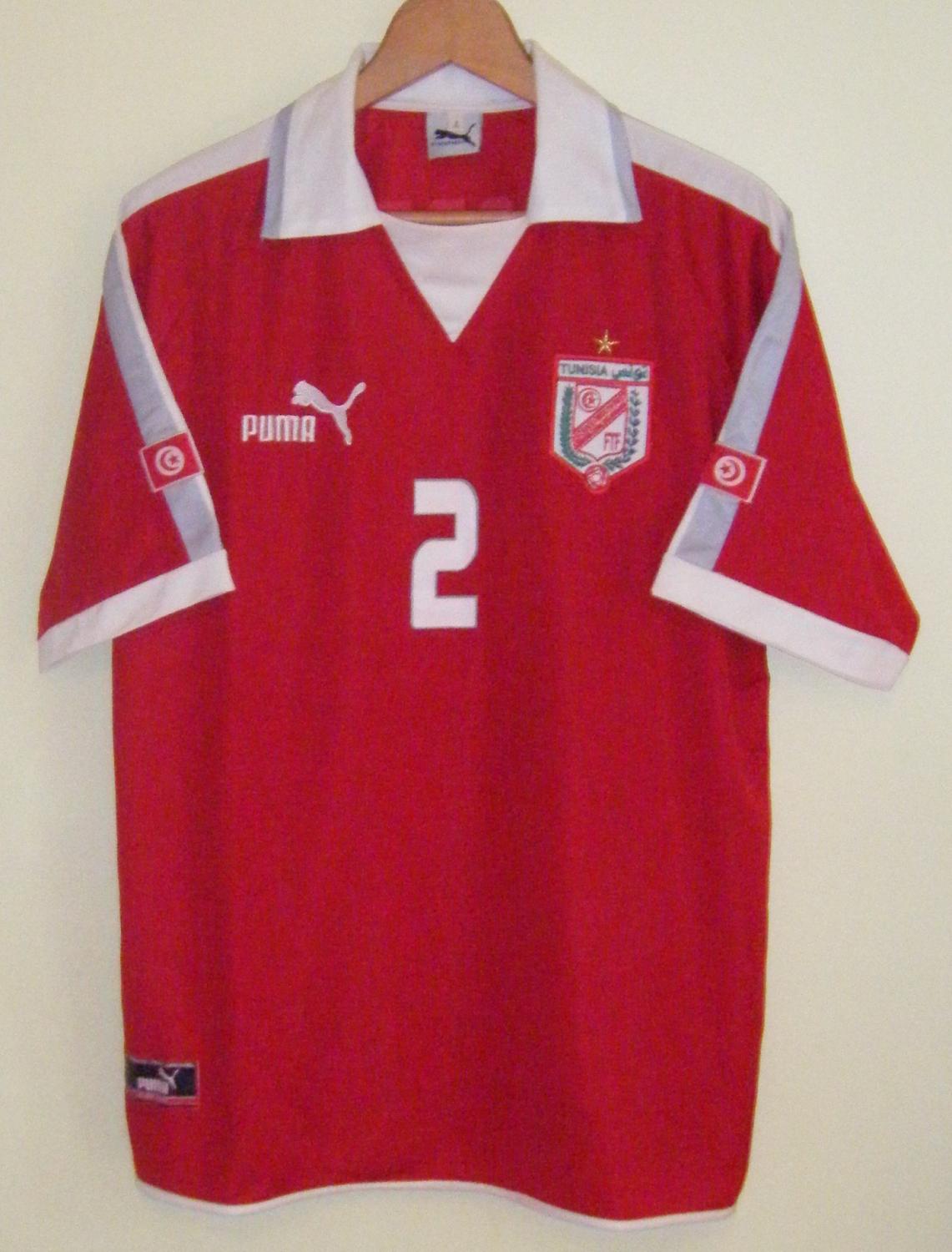 maillot équipe de tunisie exterieur 2004-2006 rétro