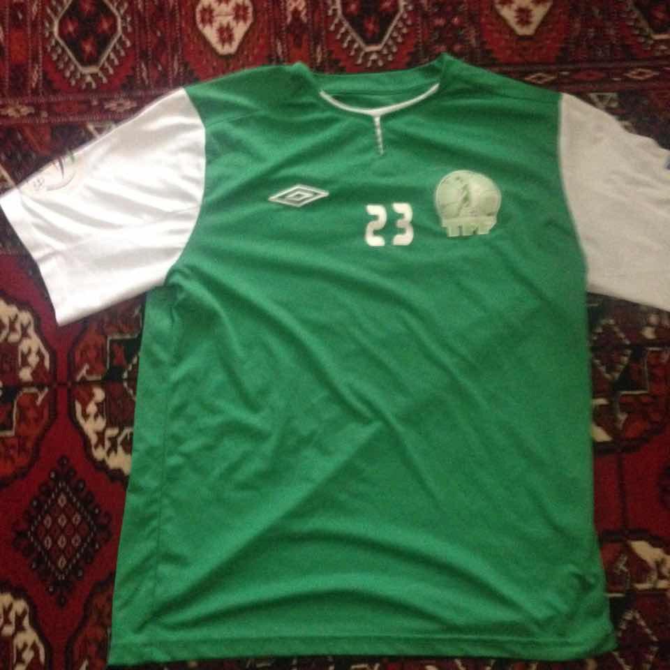 maillot équipe de turkménistan domicile 2012-2014 rétro