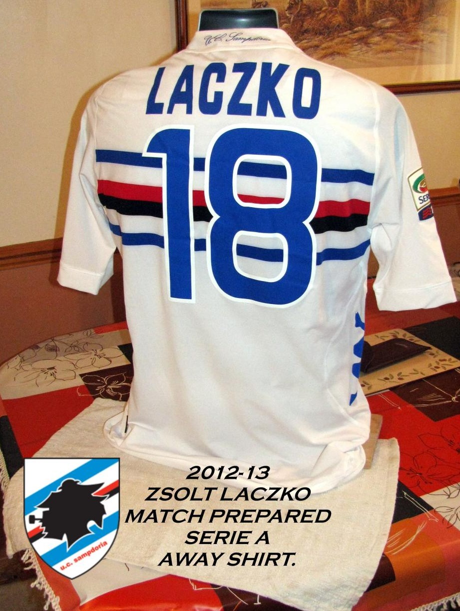 maillot équipe de uc sampdoria exterieur 2012-2013 rétro maillot équipe de uc sampdoria exterieur 2012-2013 rétro