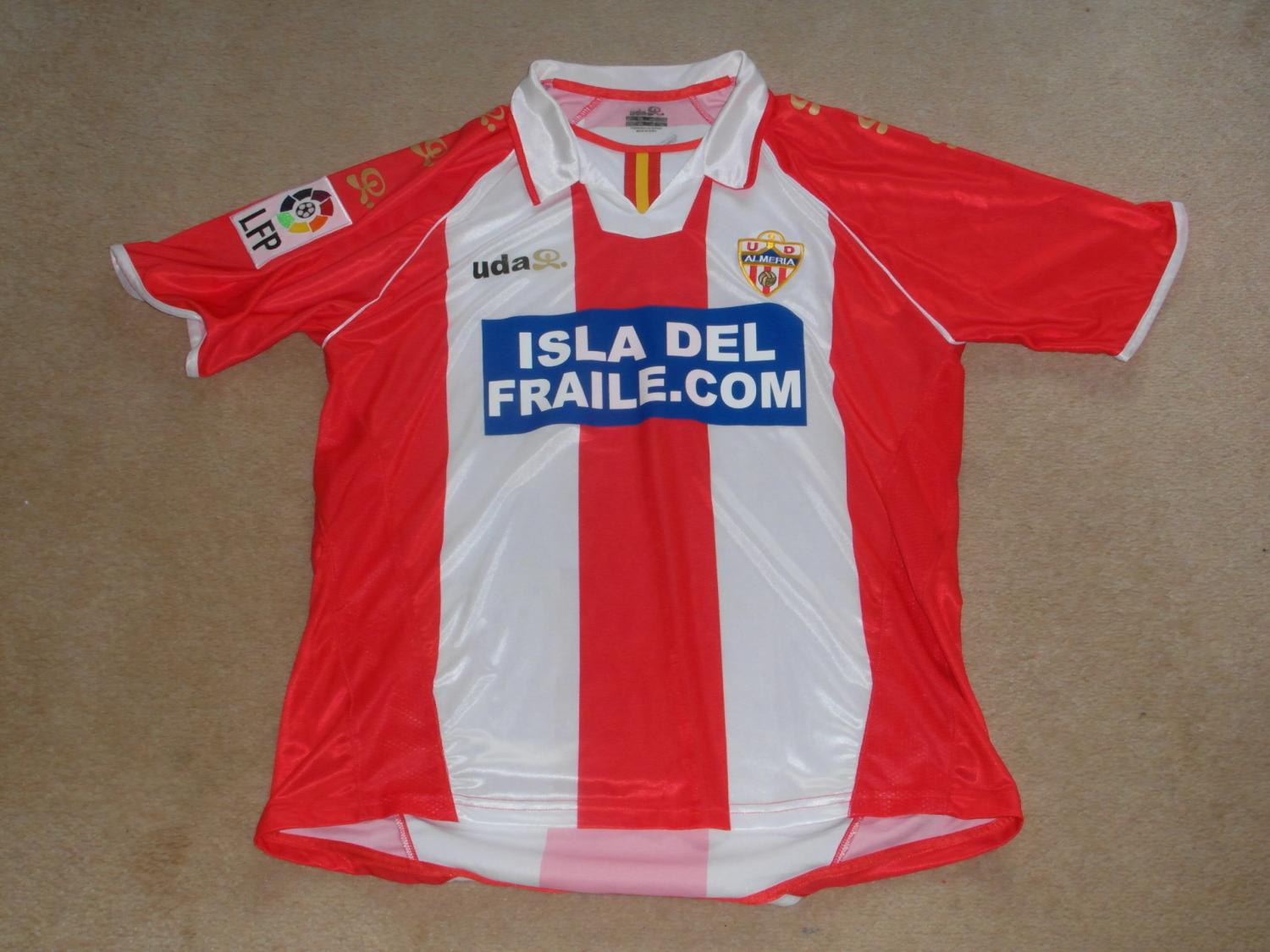 maillot équipe de ud almería domicile 2008-2009 pas cher