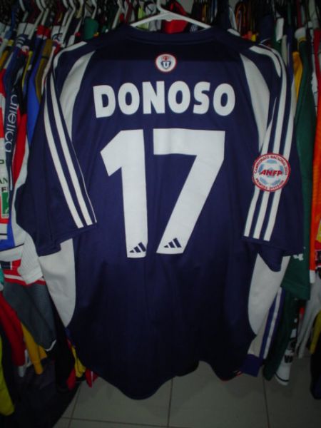 maillot équipe de universidad de chile domicile 2003-2004 rétro maillot équipe de universidad de chile domicile 2003-2004 rétro
