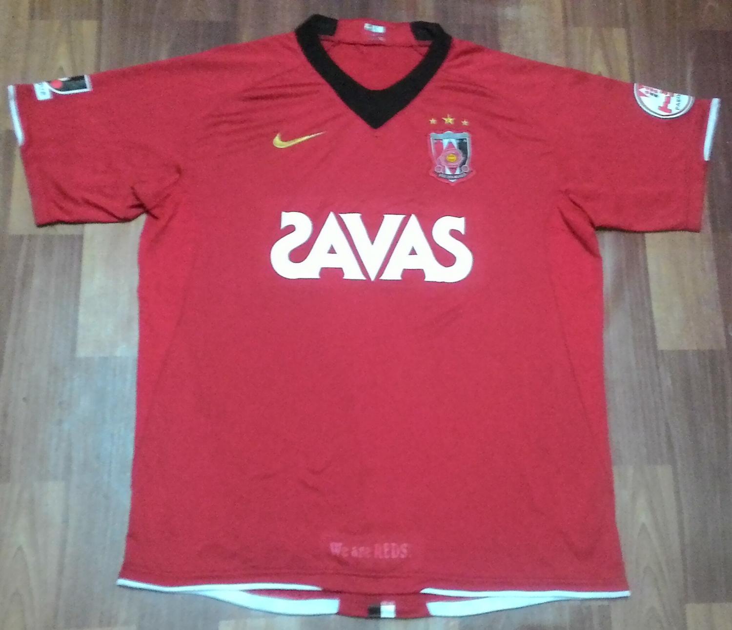 maillot équipe de urawa red diamonds domicile 2008 rétro