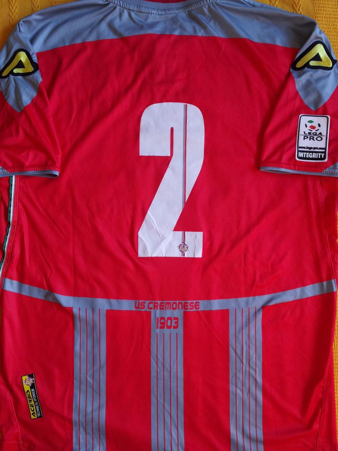 maillot équipe de us cremonese domicile 2014-2015 pas cher