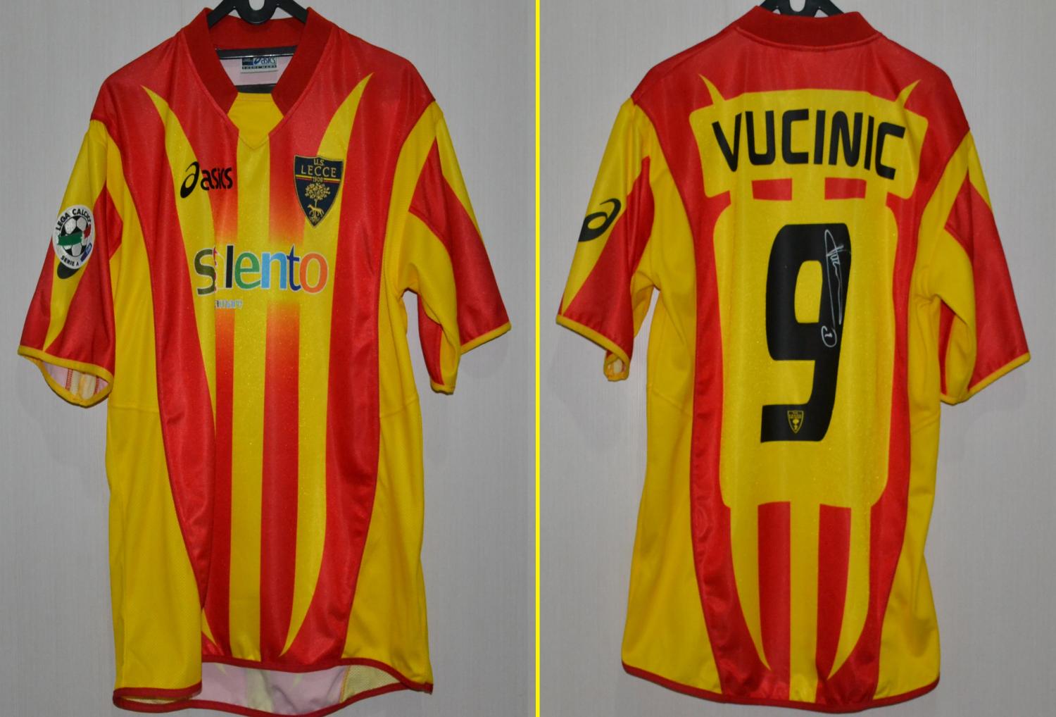 maillot équipe de us lecce domicile 2005-2006 rétro