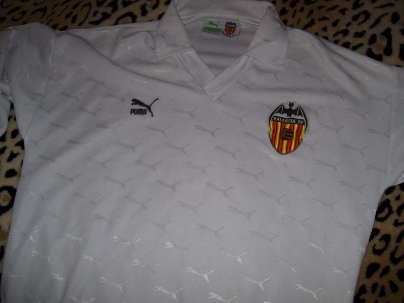 maillot équipe de valence cf domicile 1990-1992 rétro
