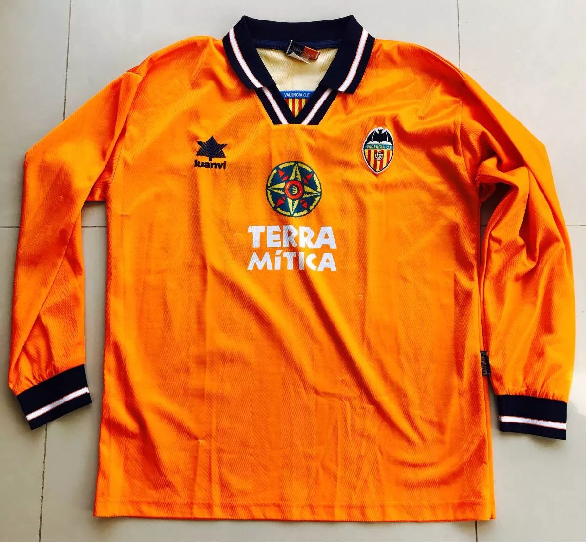 maillot équipe de valence cf domicile 1998-1999 rétro