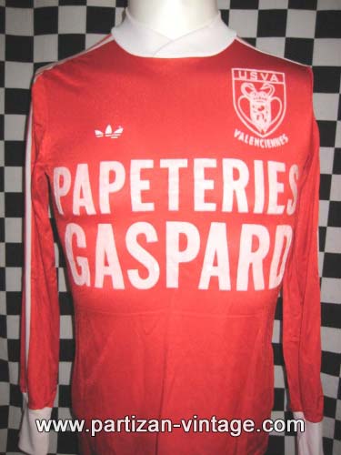 maillot équipe de valenciennes fc domicile 1977-1978 pas cher