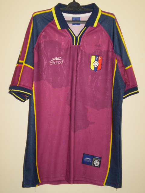 maillot équipe de venezuela domicile 2000-2002 rétro