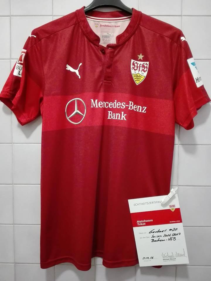 maillot équipe de vfb stuttgart exterieur 2016-2017 rétro