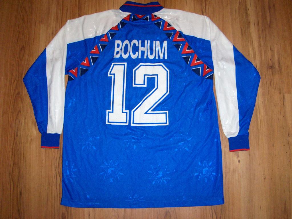 maillot équipe de vfl bochum domicile 1995-1996 rétro maillot équipe de vfl bochum domicile 1995-1996 rétro