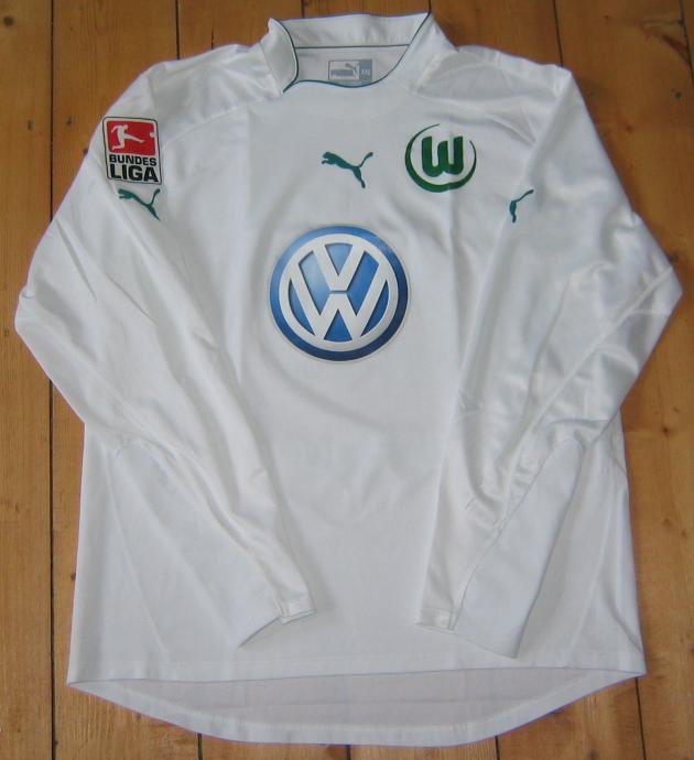 maillot équipe de vfl wolfsbourg domicile 2003-2004 rétro