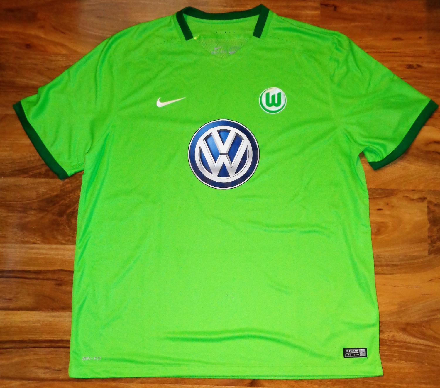 maillot équipe de vfl wolfsbourg domicile 2016-2017 rétro