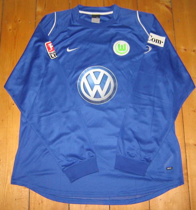 maillot équipe de vfl wolfsbourg third 2006-2007 rétro