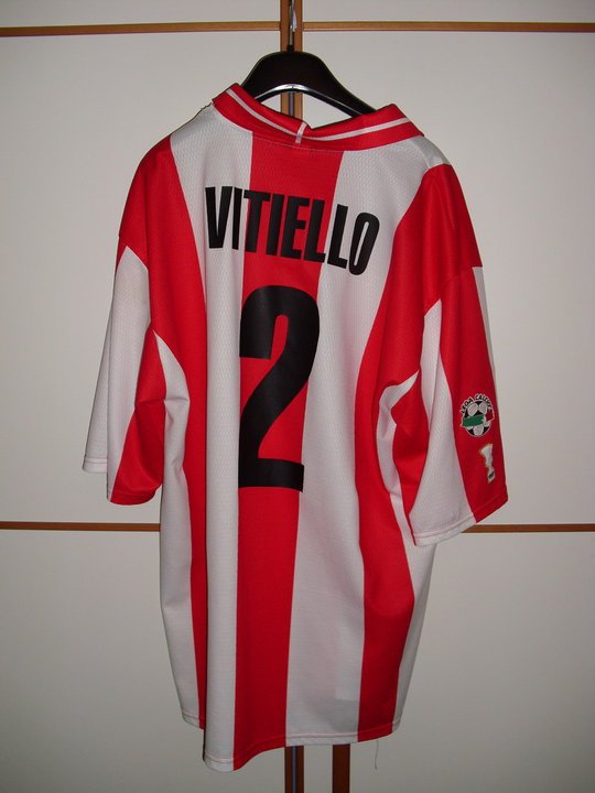 maillot équipe de vicenza calcio domicile 2004-2005 rétro
