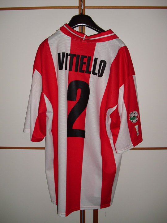 maillot équipe de vicenza calcio domicile 2004-2005 rétro maillot équipe de vicenza calcio domicile 2004-2005 rétro