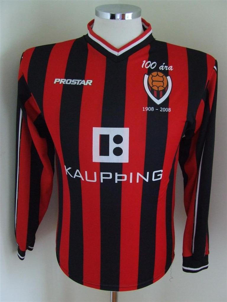 maillot équipe de víkingur reykjavik particulier 2008 pas cher