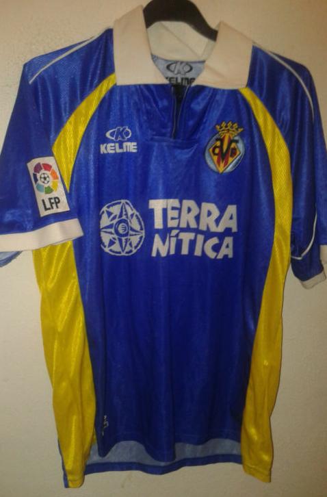 maillot équipe de villarreal cf exterieur 1999-2001 pas cher