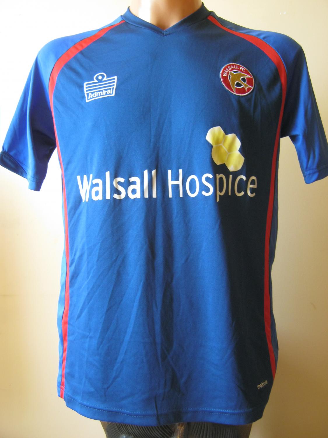 maillot équipe de walsall domicile 2010-2011 rétro
