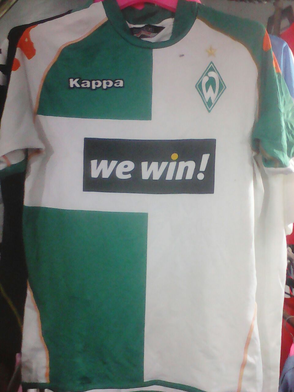 maillot équipe de werder brême domicile 2006-2007 rétro