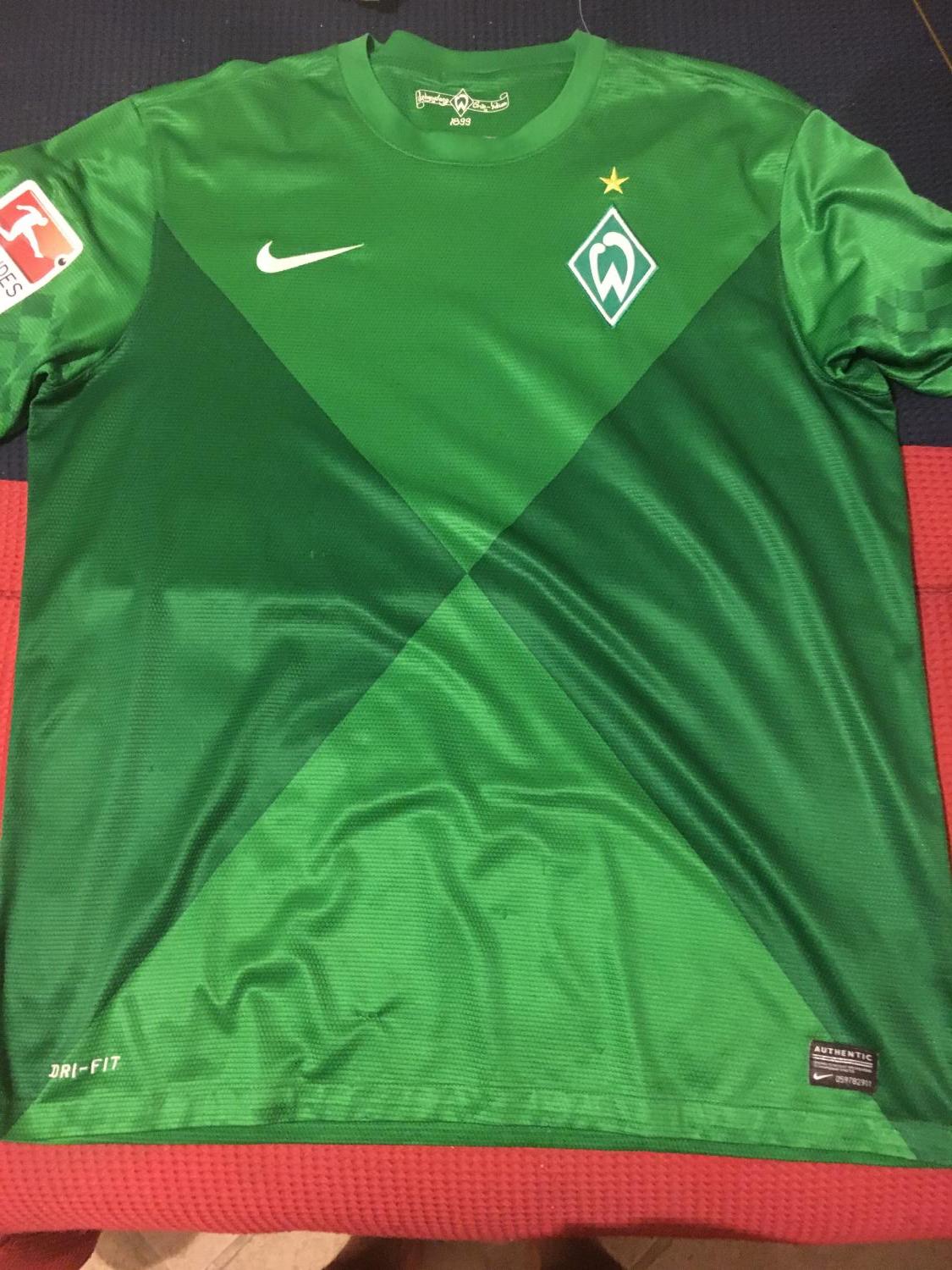 maillot équipe de werder brême domicile 2012-2013 rétro