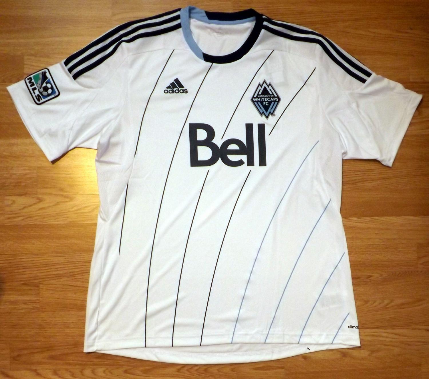 maillot équipe de whitecaps de vancouver domicile 2013-2015 rétro