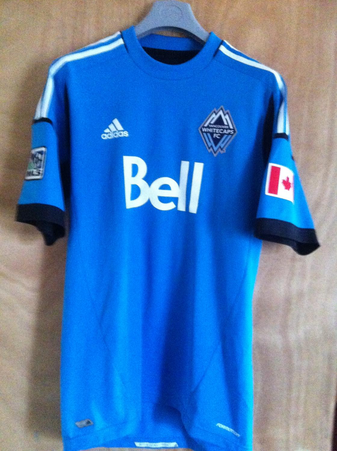 maillot équipe de whitecaps de vancouver gardien 2010-2012 rétro