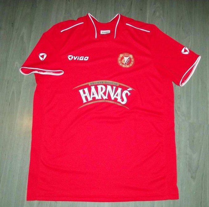 maillot équipe de widzew Łódź domicile 2009-2010 rétro