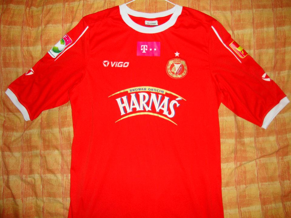 maillot équipe de widzew Łódź domicile 2011-2012 rétro