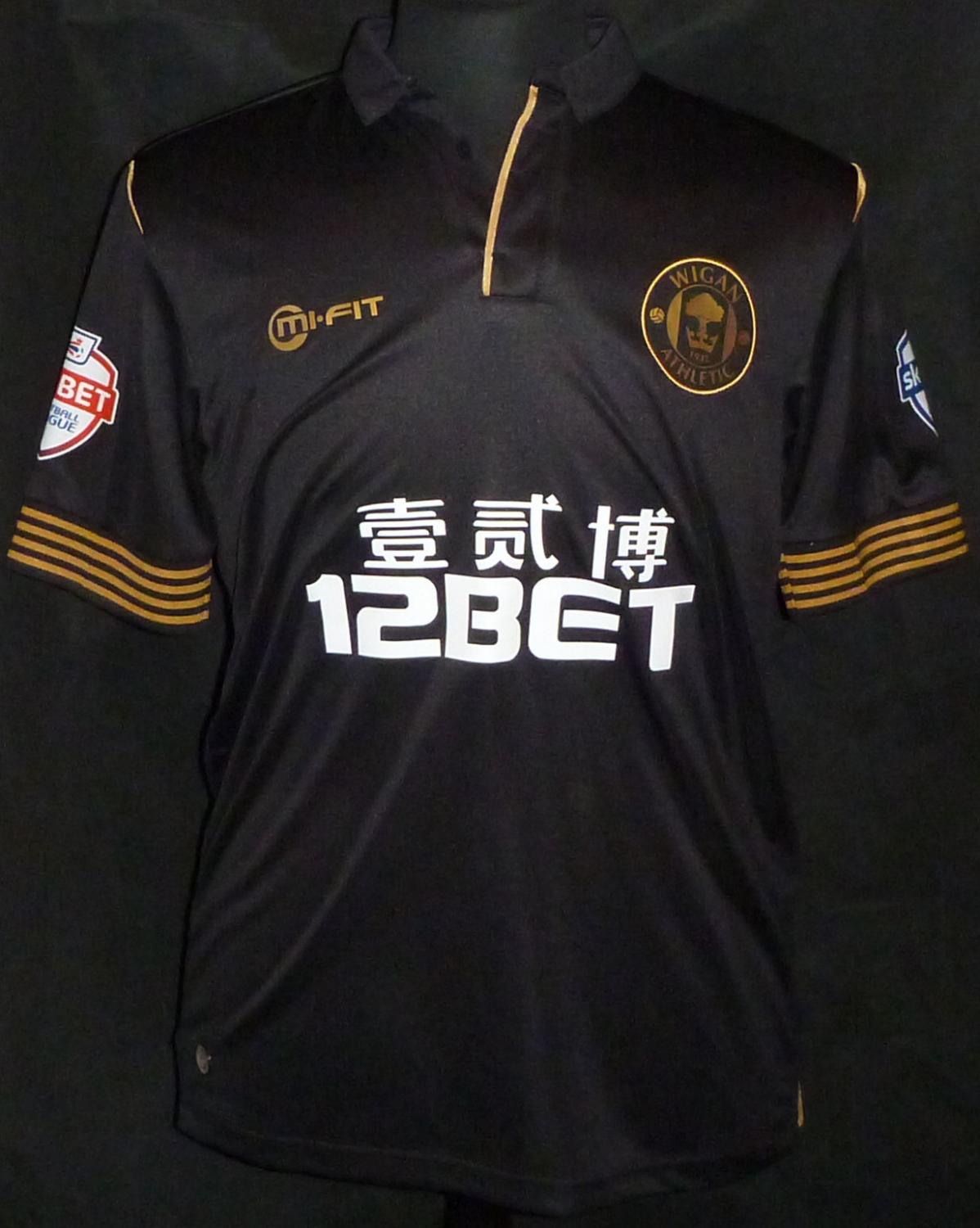 maillot équipe de wigan athletic exterieur 2013-2014 rétro