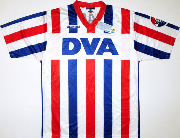 maillot équipe de willem ii domicile 1990-1991 rétro