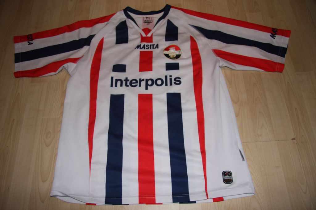 maillot équipe de willem ii domicile 2007-2008 rétro