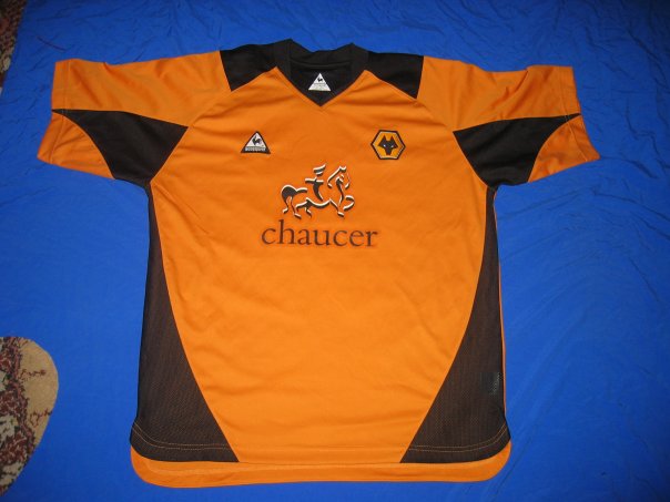 maillot équipe de wolverhampton wanderers domicile 2004-2006 pas cher